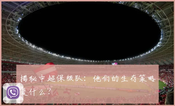 揭秘中超保级队：他们的生存策略是什么？